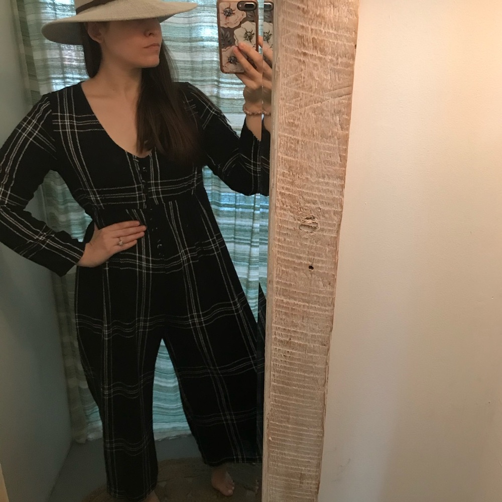 Saint Helena Plaid Jumpsuit